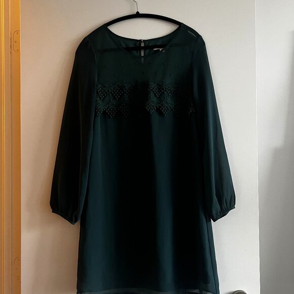 UA Los Angeles Long-sleeve Green Dress Size Small - Picture 2 of 7